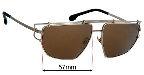 美らウスネ Versace MOD 2202 57mm Replacement Lenses